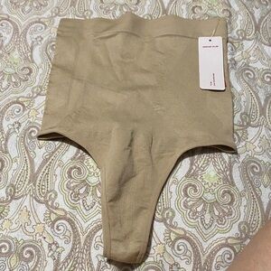 High-Waisted Tan Shapewear